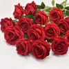Single Seidenblumen künstliche Rose lange Stamm Realistische Rosen für Home Wedding Party Valentinstag Dekoration S s