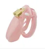 Male Plastic padlock Lock Penis Ring Cock Cages Ring Virginity Lock Belt Sex Toy for Men Penis Sleeve padlock7124920