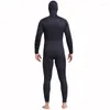 Women's Swimwear SBART 5MM Rubber Diving Suit Warm Winter Swimming Long Sleeve One Piece Two Thickened Jellyfish