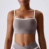 Lu Bra Yoga Align Tank Top Ing Kontrastfarbe Nackt Yoga Bra enge sportliche Unterwäsche Schockdicht schnell trocknend fien kleider top Frauen