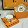 Tazza di tazza e tazza di piattino abita da tè in stile europeo set da tè nero da tè nero tazza singola tazza e piattino