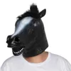 Partymasken für Erwachsene Pferdehöhe Maske weiße Einhorn-Tierkostüm-Requisiten Halloween Rave erwachsene Zebra-Rollenspieltheater PR Q240508