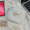 Косметические сумки Симпатичная мини -сумка Корейская стеганая косметика мешочки женщины портативная мыть конфеты цветная помада хранилище розовое