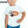 T-shirts Childrens Movie Ghost Knight Cartoon Geprint grappige T-shirt Baby en Girl Summer Short Sheeved Top Childrens Casual T-Shirt HKP5197L2405