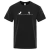 T-shirts masculins T-shirts pour hommes imprimés dinosaures cactus drôle tops d'été