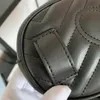 Сумка моды Unisex Подличная кожаная мешка по талии стеганая биметаллическая буква логотип на открытом воздухе сумка грудь