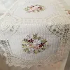 Rural style home fabric, lace lace lace embroidered tablecloth manufacturer wholesale, vintage pattern embroidered lace tablecloth