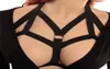 Goth Femmes Sexy Bralette Crop Tops Crops Halter Bandage Bandage Cage Bra Body Harness Bra Bra Cuplesless Punk Harness Puspup Bra1696847