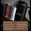 410 ml de doublure en céramique thermos tasse de café à double mur à double paroi en acier inoxydable thermos isolés pour le café thermique thermique Gobardage 240508