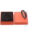 2022 NOUVEAU BRACELET All Black Cool Stone Chain Bracelets Luxury For Man Woman Jewelry Top Quality 289Z