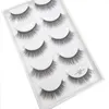 Faux cils 5 paires Mink 8d Sexy Lash Extension fournit plusieurs styles Lasses à bande douce pour le maquillage des professionnels