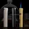 Hy Creative Electropated Metal Ierable Lighter Windproof Direct Fire Personlig liten svetspistol Cigarettändare D