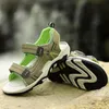 Yaz Çocuk Ayakkabı Markası Kapalı Toe Toddler Erkek Sandalet Ortopedi Spor PU Deri Bebek Erkek Sandalet Ayakkabı 240508