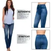 Jeans féminins enlecement thermique Jeggings Jeggings Femmes Fonds de crayon slim et coupé de femmes