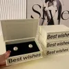 Schmuckschachteln Ins Style Juwelierbox Ring Ohrringe Halskette Aufbewahrungsanzeige tragbares dickes Geschenkbox Buch Juwelier Organizer Box für Reisen