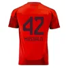 24 25 Jersey de futebol Kane Eric Dier Minjae Bayerns jogador de fãs Vertion 2024 205 Sane Kimmich Muller Munique Davies Camisa de futebol masculino