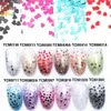 TCT885 Love Heart Nails Glitter Pailletten 1 mm kleinste maat valentines dag decoratie gel Poolse paillette manicure accessoires 240509