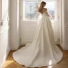 Élégants robes de mariée de sirène 2024 chérie hors de l'épaule perle des applications en dentelle de fleur