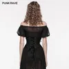 Ceintures Punk Rave Rave Femme Gothic Hollow Mesh Lace Decals Corset Velvet Ribbon dans le club arrière ACCESSOIRES LA TAILLE LIGNE POUR FEMMES