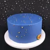 Decoratieve bloemen Imitatiecake 6/8/10inch aanpasbare crème STARRY Sky Children's Fun Style Simple Resin lijmpleister schietende rekwisieten