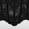 Riemen punk rave dames gotische holle mesh kanten stickers corset fluweel lint in de achterclub accessoires brede taille voor vrouwen