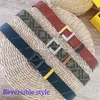 Ceinture réversible pour femmes Boute des hommes de mode Big F Boucle Femmes Femmes Luxur