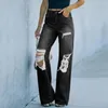 Pantaloni jeans da donna Donne 2024 Summer Fashion Denim Trousers Street Trendy Design tascabile travagliato Wear Yk2 Basic