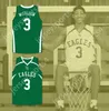 Custom mass jovens/crianças CJ McCollum 3 Glenoak High School Green Basketball Jersey Top Stitched S-6xl