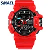 SMAEL Red Sport Clock Men Watches Man 30M Waterproof Watch LED Digital Quartz Wristwatches relogio masculino Male Saat 1436 LY19127661069