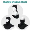 Boinas de boinas de 2pcs de umidade wicking balaclava máscara facial de máscara facial