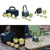 SET DI AFFETTO TEAMICA SET TEAPOT SET PRATICA TEA TEA PORCELAIN PER EL PICNIC OUTDOOR