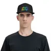 Ball Caps Fashion Unisex красочный панк -арт бейсболка для взрослых Dafts Электронная музыка регулируем