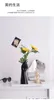 Wazony minimalistyczny hydroponiczny wazon kwiatowy salon stołowy światło luksusowy dekoracja w stylu transgranicznym ceramika