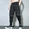 Herrenhosen abnehmbare Mehrfach-Techet-Frachtmänner Harajuku Hip Hop Streetwear Joggers Hosen Man Elastic Taille Techwear WB377