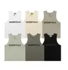 ESS Mens Tanktop T-Shirt Trend Marke Dreidimensional Schriftzug reine Baumwolldame Sport Casual Lose High Street ärmellose Weste Top EU Größe S-XL Hochqualität 45666