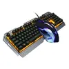 Combos de souris à clavier Set Wired Backlit illuminé USB Gaming Metal 3200DPI APPORTOP GAMER IMPHERPORPHER