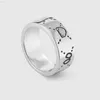 Anneau de haute qualité en argent sterling fleur et oiseau scinné sculpté Ring Men and Women Fashion Couple de mode Ring 274g