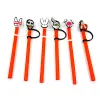 10pcs / Set Bad Bunny Straw Toppers Cover Moules Moules Silicone Charmes pour tumbres Réutilisables à l'épreuve de la poussière à boire Decorative 8 mm LL