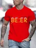 Camisetas masculinas é a camiseta do tempo para homens de camiseta vintage redondo pescoço ts clássico homem de tamanho grande moda moda harajuku mass roupas t240506