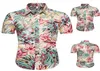 2020 Camisa de flores hawaiana Nuevos hombres039 de moda casual de la manga corta Camisa M3XL CS1369007523