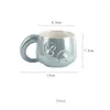 Tasses en céramique Certe de café Carte de tasse Love Cartoon avec couvercle Scoop Milk Office Girl Famille cadeau