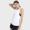 Giubbotto lu canotta estate allineare rapido secco secco da donna giubbotto sportivo senza maniche donne sciolte di moda comoda fuori abbigliamento da yoga top lem