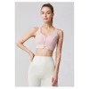 Lu Bra Yoga Allinea Allinea Top Top Ariral Regolazione della cerniera Sports Design ad alta resistenza a un pezzo shock shock sport femminile reggiseno traspirato