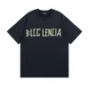 T-shirt estate blcg lencia unisex da uomo maglietta vintage femminile oversize oversize pesante 100% in tessuto di cotone fattura top taglie forti magliette bg30383