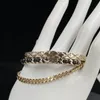 Bracelet de bracelet Crystal Bangles Bangles LETTRE BANGLE FEMMES FEMMES 18K Gold Titanium en acier Amour cadeau bracelet Cuff Bijoux classiques Cadeaux