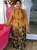 Afrikanische Kleidung für Frauen 2 PCs Sets Tops und Röcke Anzüge Dashiki Ankara Turkey Outfits Kleid Plus Size Wedding Party Kleider 240508
