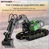 Huina 118 RC Excavator 11 canale 24G Remote Control Control Controllo Scavaggio GIOCHIO MODELLO LED MODELLO TRIMPAGGIO PER RAGAZZO 240508