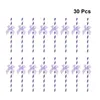 Tek Kullanımlık Bardak Pipetler Partiler için 30 PC Sofra Takımı Doğum Günü Partisi Malzemeleri Bow-Tie içme dekor Kağıt Tatil Kek Dekoratif Büyük