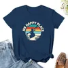 Kvinnors polos kajakpaddling min lyckliga plats t-shirt blus kawaii kläder för kvinna