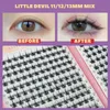 Falsche Wimpern falsche Wimpern mit hoher Kapazität natürlicher Wispy-Cluster-Wimpern 32 Reihen DIY Wimpern Erweiterungen hochwertige professionelle Make-up-Produkte D240508